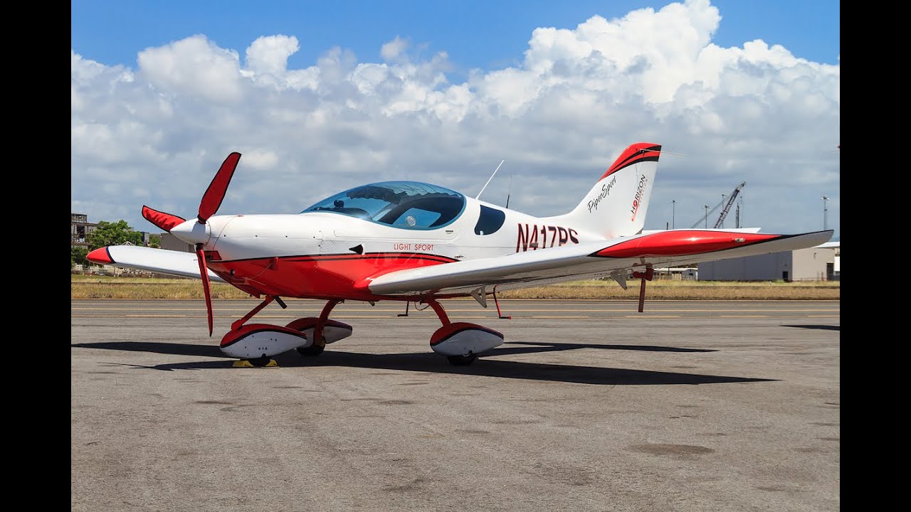 Piper Sport at SIG take off.