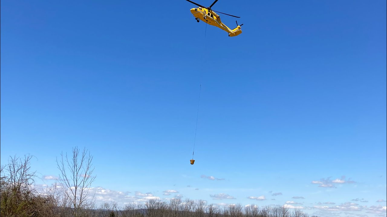 Carson helicopters lifts weights, 4/12/22