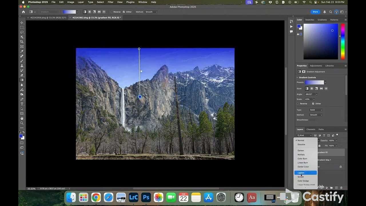 Gradient Map and Gradient Fill