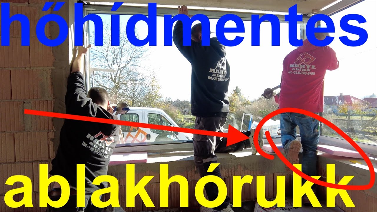 Ablakhórukk! Beépítés falsík elé, szakszerűen, légtömör szalaggal, solár üvegezéssel.