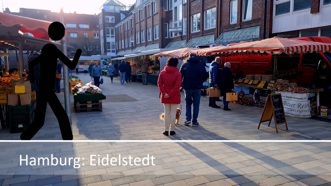 Der Geher in Hamburg: Eidelstedt