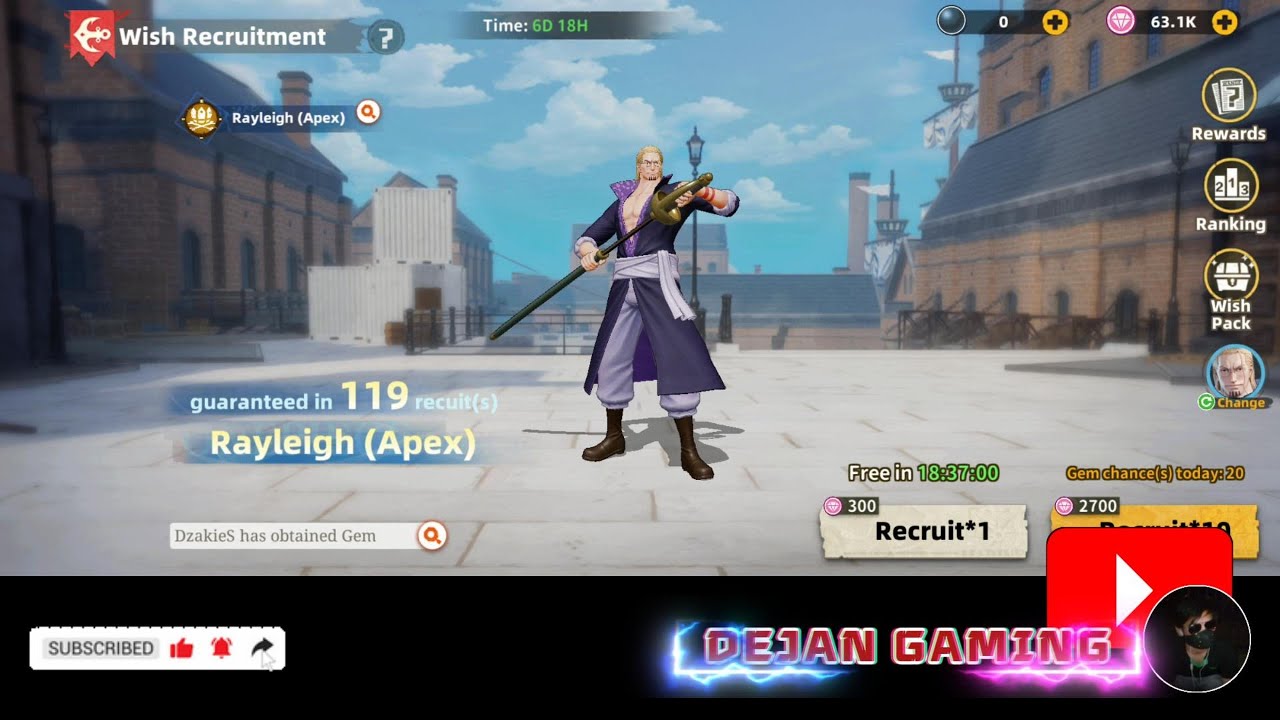 Update New Banner UR Rayleigh (Apex) - One Piece Sailing Treasure