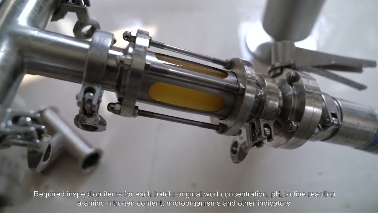 Final wort of beer brewing process