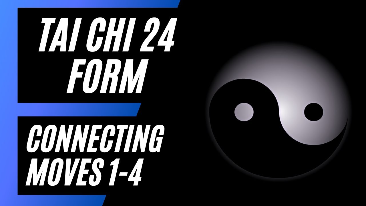 (3/23) Tai Chi 24 Form: Connecting Moves 1-4 (Follow along)