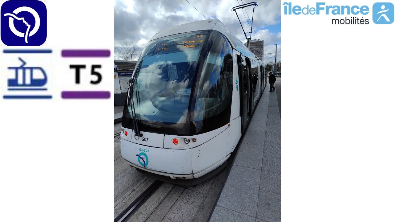 [RATP] Tramway Ligne T5 en STE3 / Tramway line T5 by STE3 / STE3系で路面電車T5号線