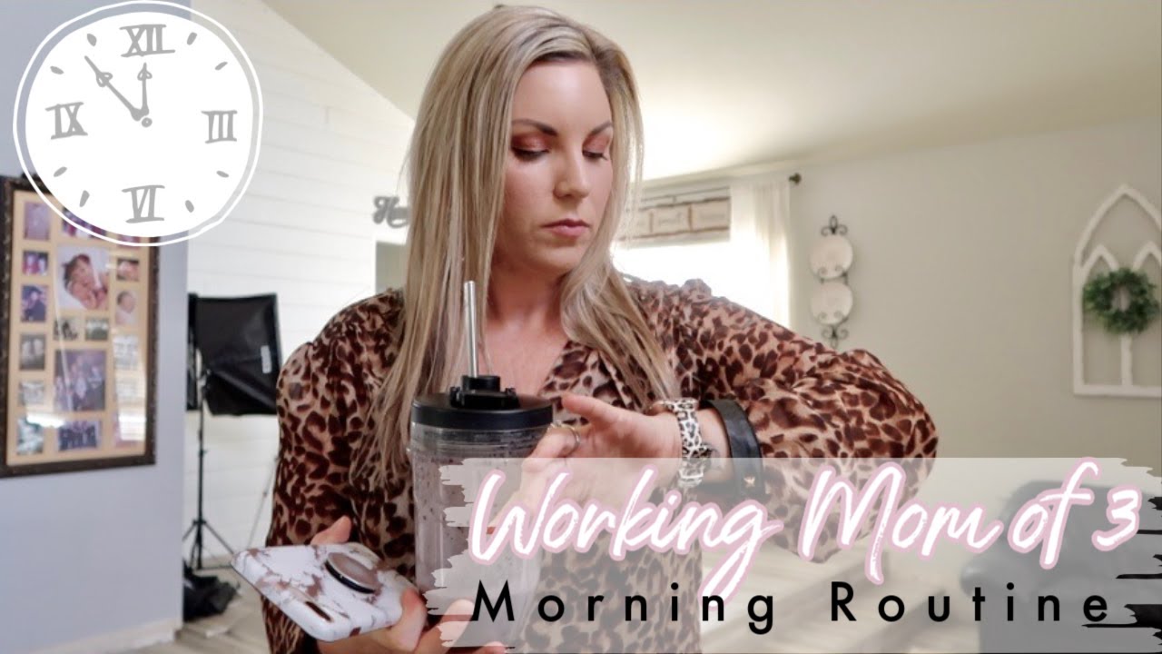 5 AM Morning Routine| Working mom of 3| Ready with Me|