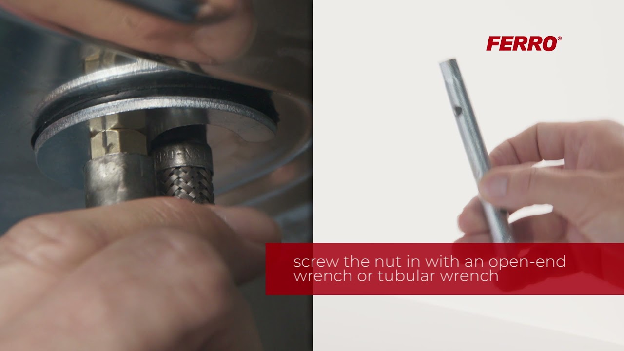 How to install a kitchen mixer? | Kitchen mixer installation  | ZUMBA Model | FERRO GROUP