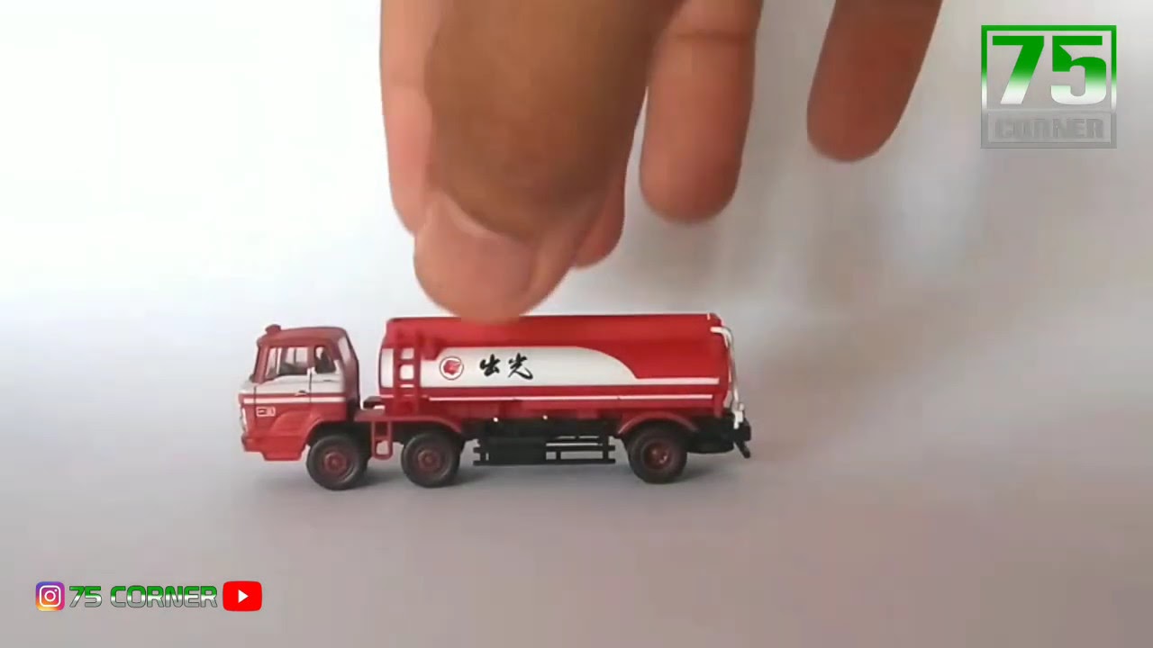 Tomytec Truck Vol 6 | Hino Ranger Trintin Idemitsu Kosan N Scale Unboxing Miniatureトミーテック #75corner