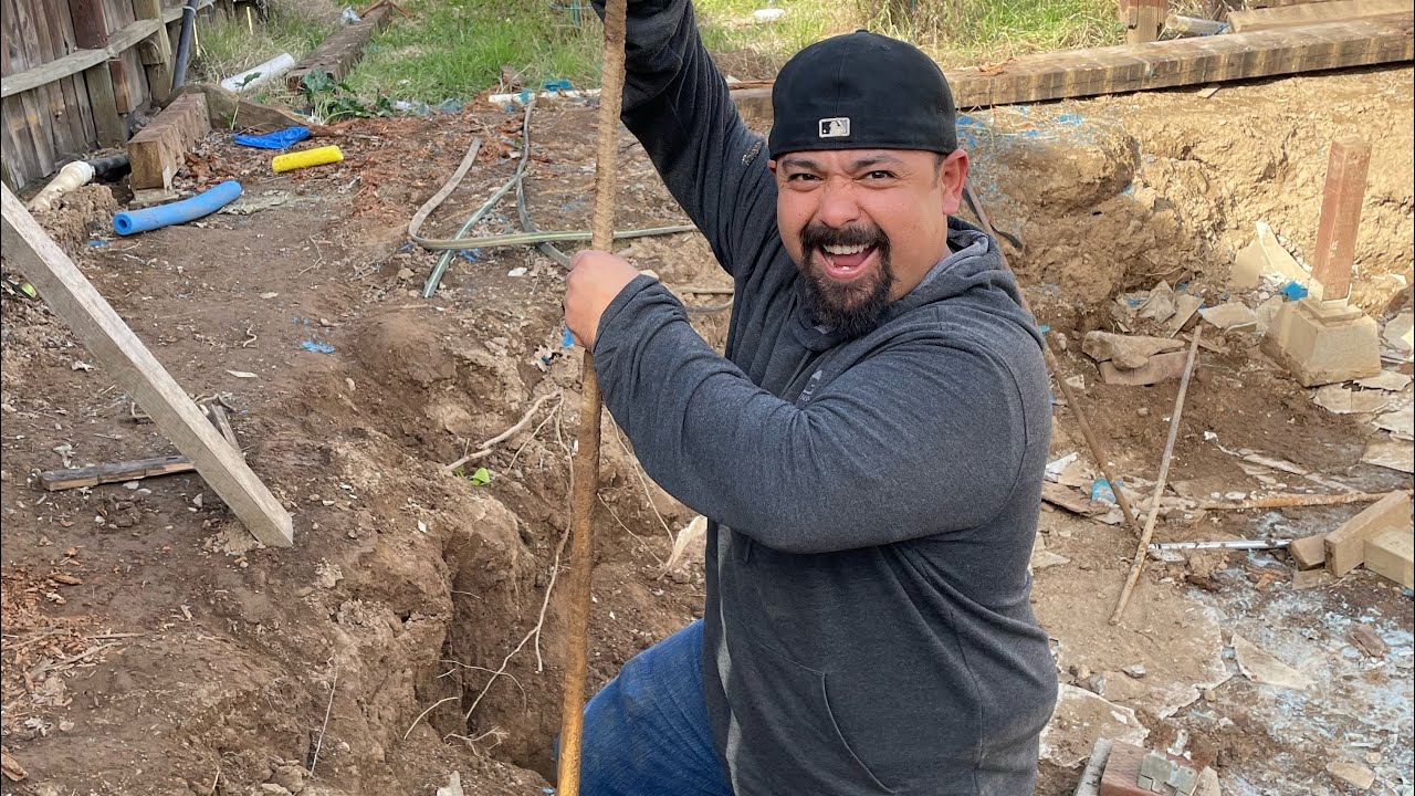 How to remove rebar from the ground. The cheap way!