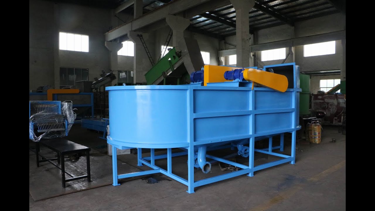 Plastic film pre-washer machine/ agricultural film pre-washing machine