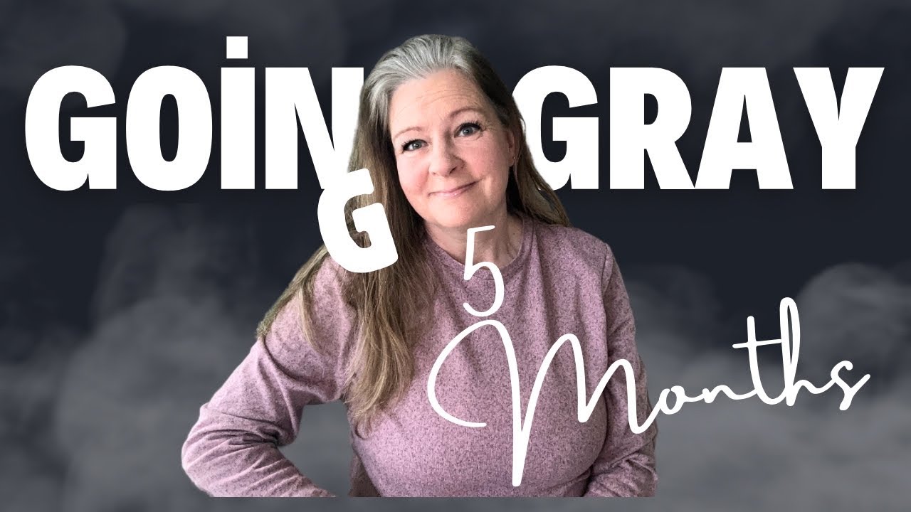 Grey Hair Transition - 5 Months no Dye