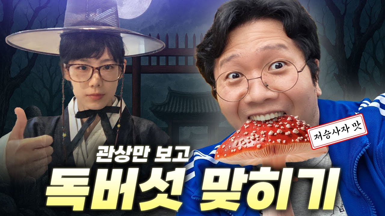 관상만 보고 독버섯인지 식용버섯인지 맞히기