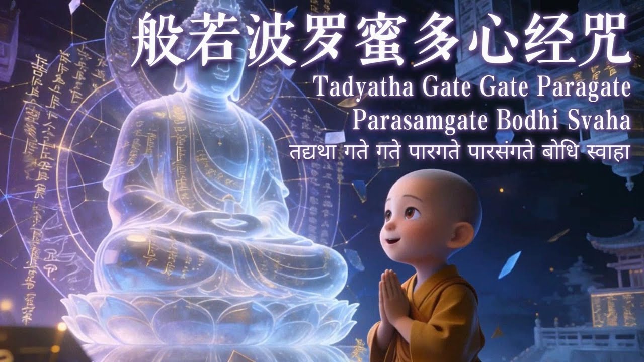 般若心经咒完整版：静心冥想一小时 #佛曲  #每日灵修