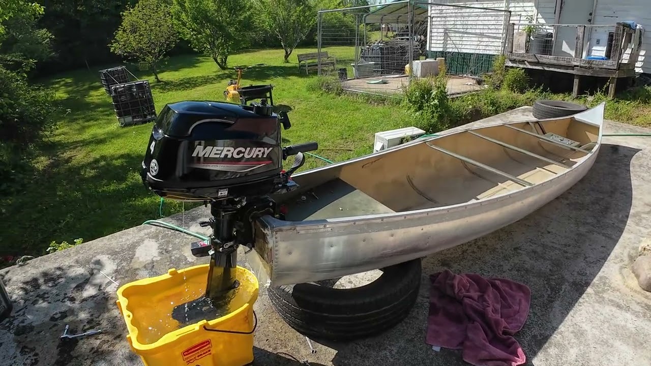 Breaking in the Mercury 4 for 2 hours.