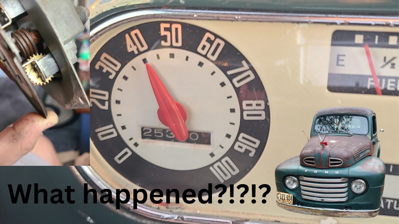 Speedometer Gone Wild!! 1950 Ford F1 Gauge Diagnosis and Repair