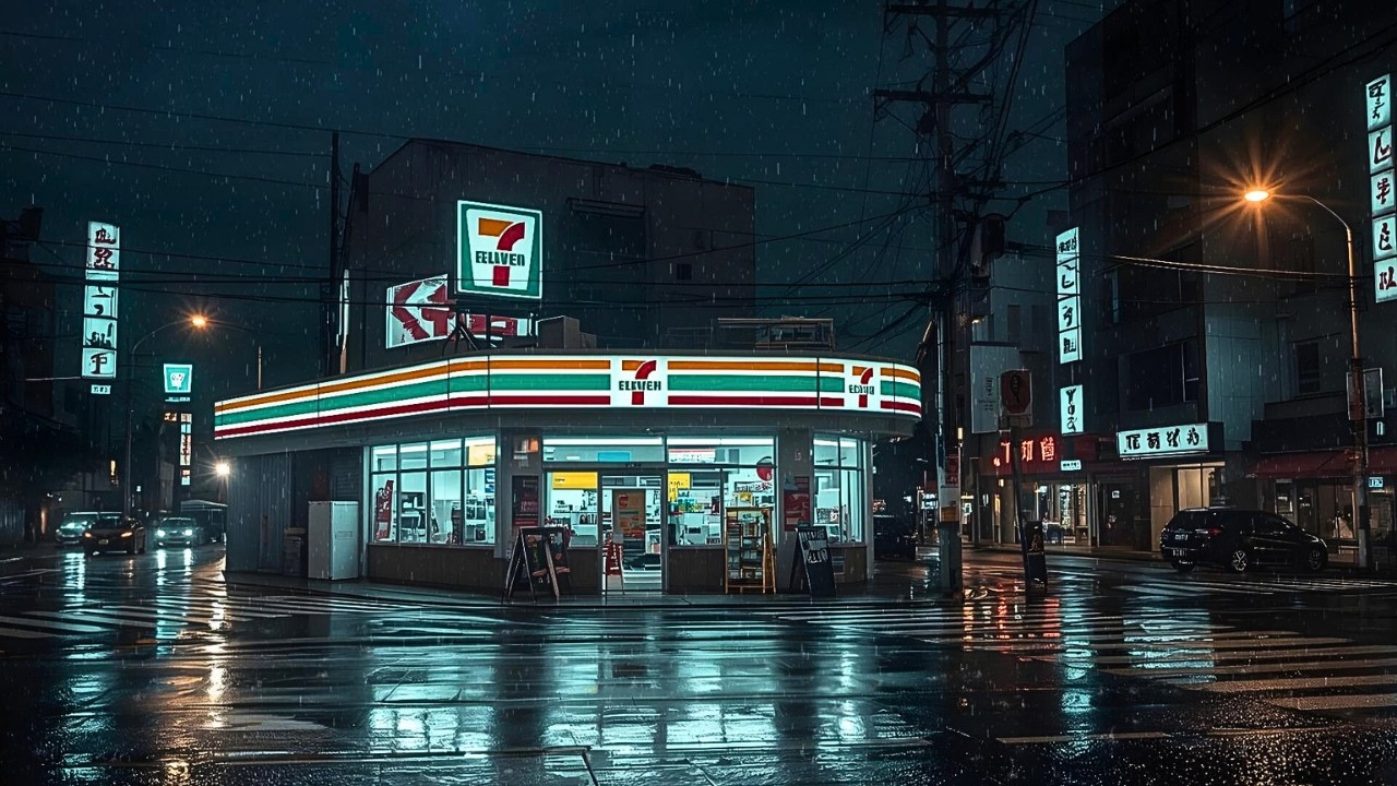 Tokyo After Midnight 🌙 Rain Lofi Street Ambience for Chill & Sleep