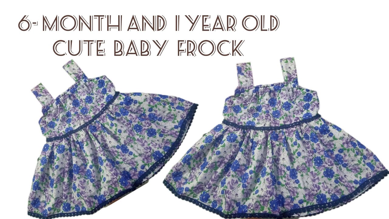 beautiful baby frock cutting and Stitching very easy ##№#
