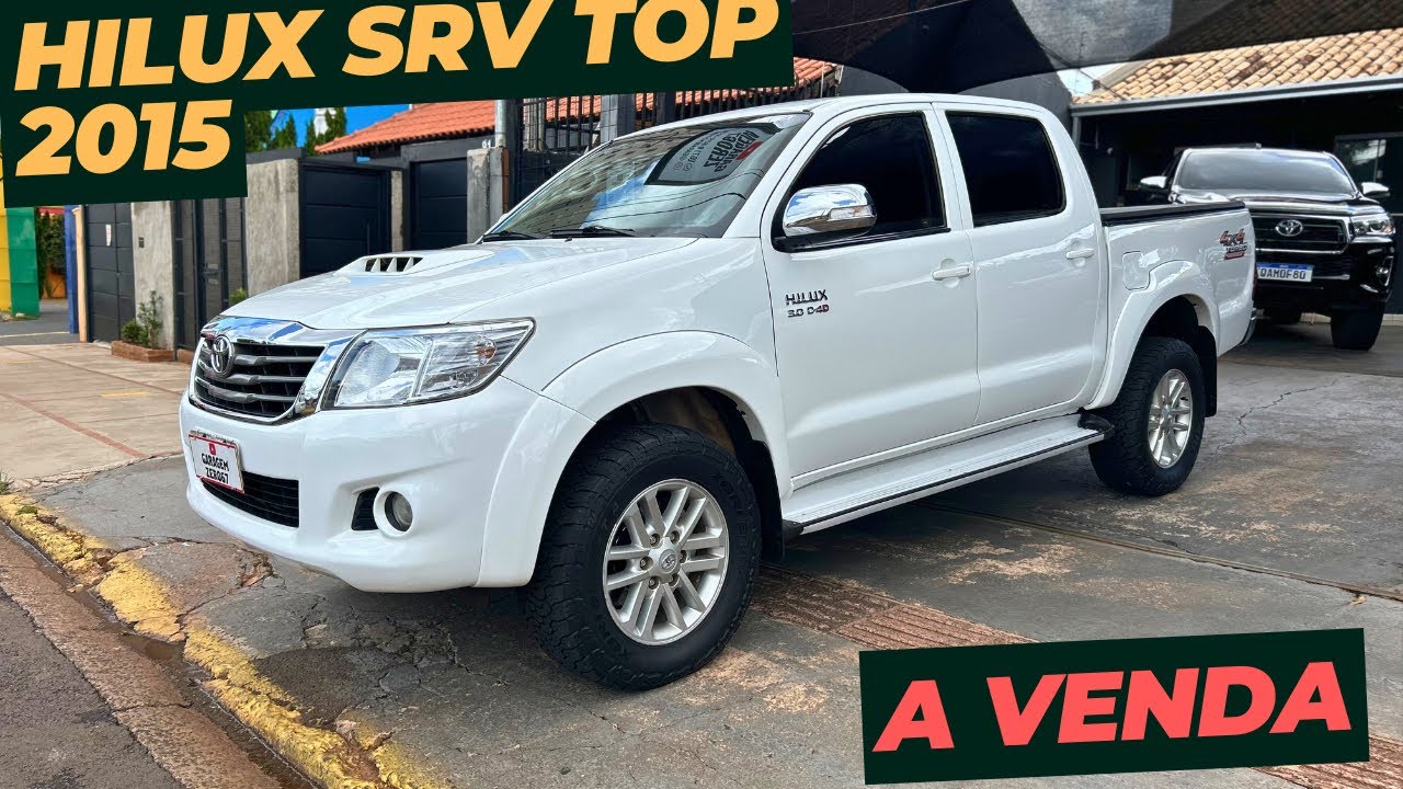 Toyot Hilux Srv top 2015 impecável a venda! #toyota