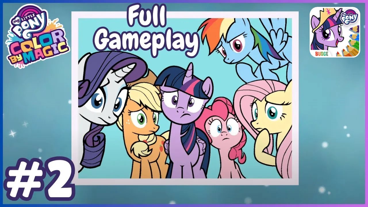👉 My Little Pony: Color by Magic 🎨🦄 | Full Gameplay Walkthrough | Part 2 | VIP | Games 4 Kids!