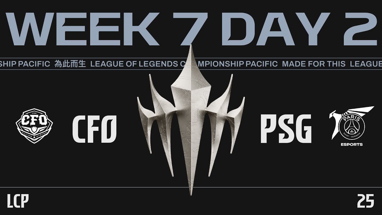 [EN] CFO vs PSG | 2025 LCP Season Finals Week 7 Day 2