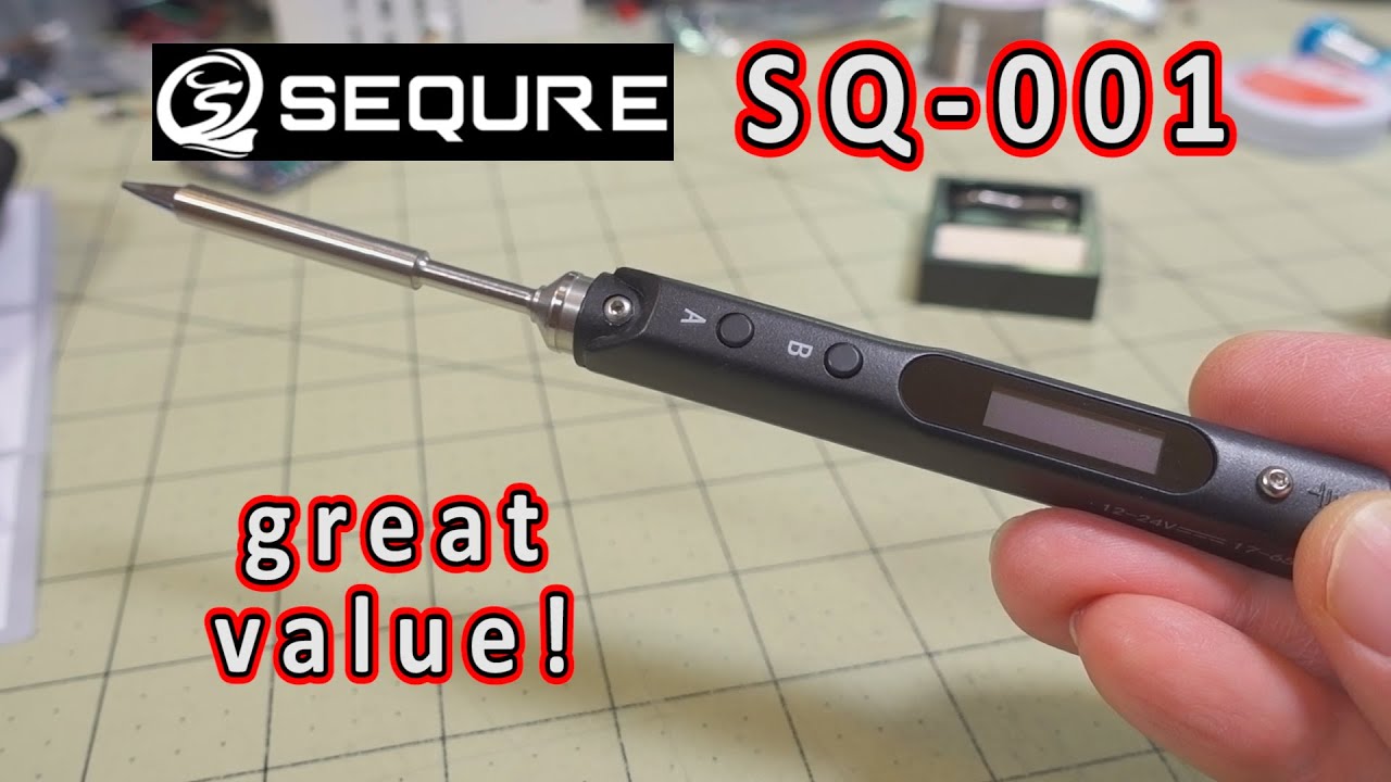 Sequre SQ-001 65W Portable Soldering Iron Review 👍