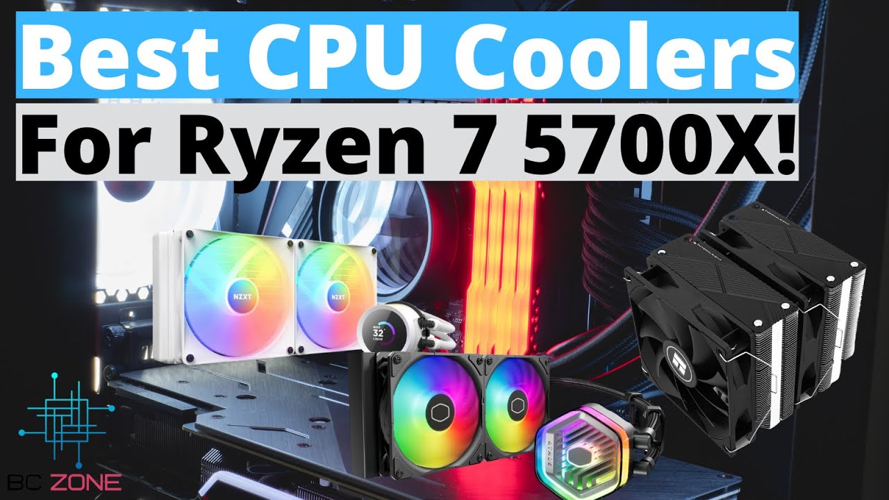 🔥The Best CPU Cooler For Ryzen 7 5700X In 2025! (TOP 3)🔥