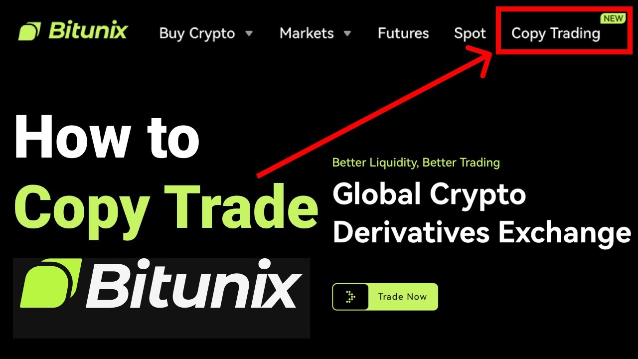 Как копировать сделки на Bitunix: пошаговое руководство