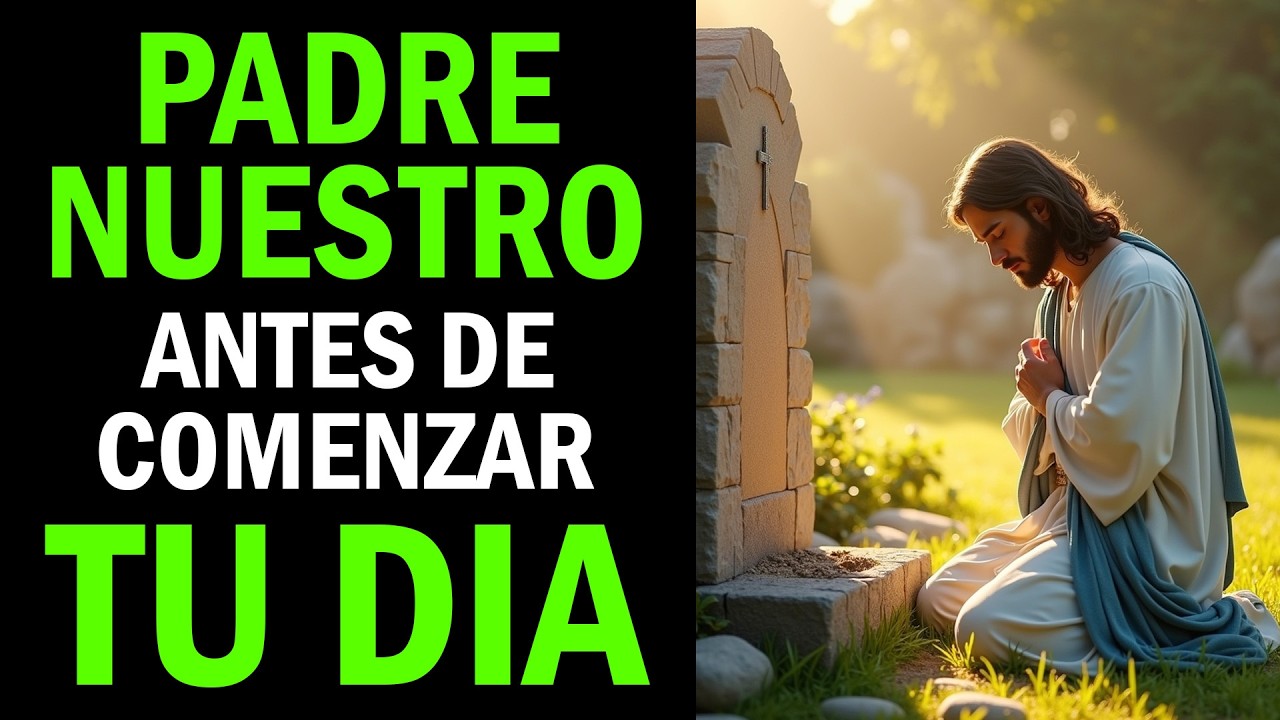Oración de la Mañana | ENTREGA tu día con esta ORACIÓN poderosa de PADRE NUESTRO