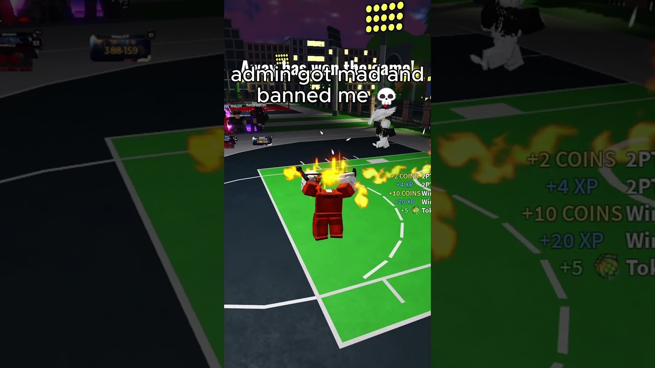 Admin gets mad and bans me💀 (ROBLOX BASKETBALL LEGENDS) #roblox #basketballlegends #basketball