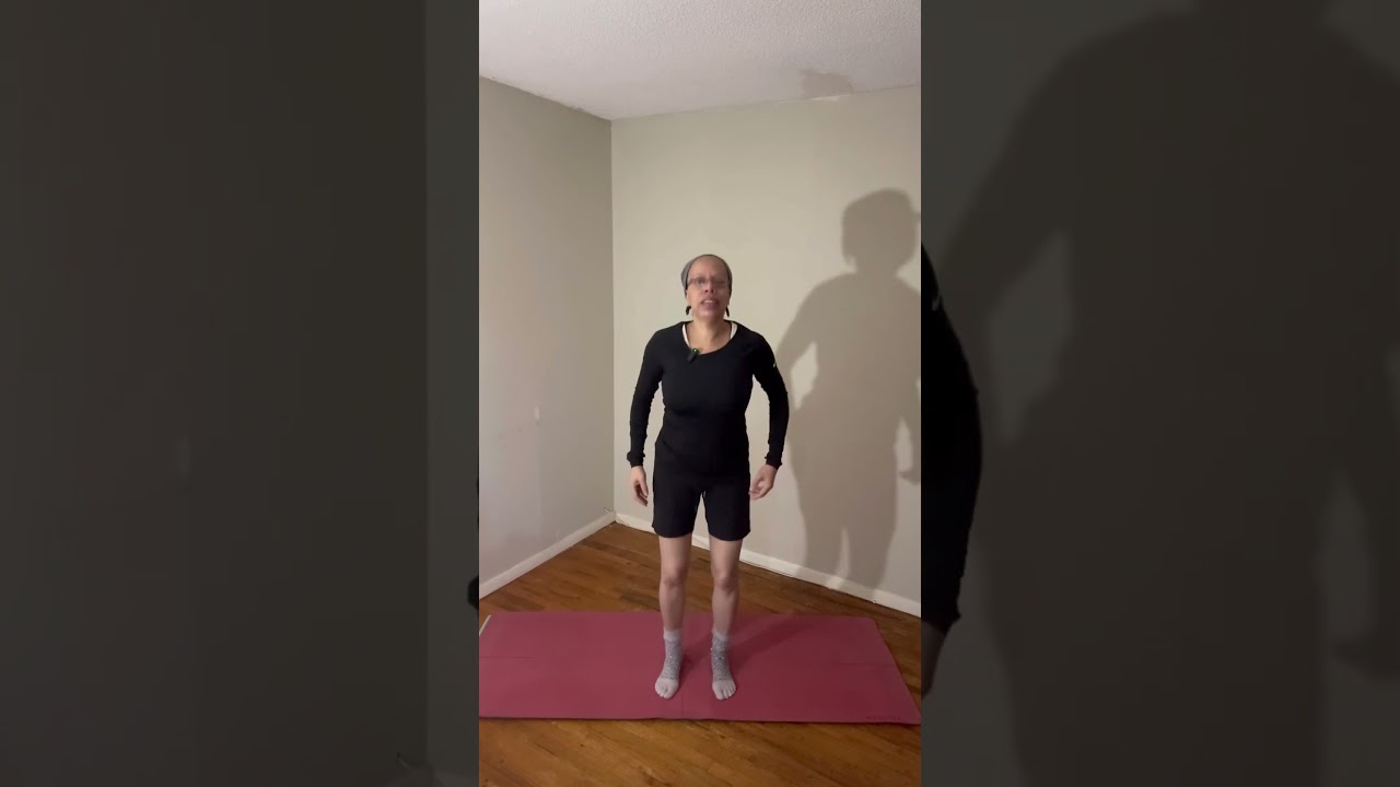 Yoga inspired lymphatic drainage exercises. Watch the full video on my YouTube channel.