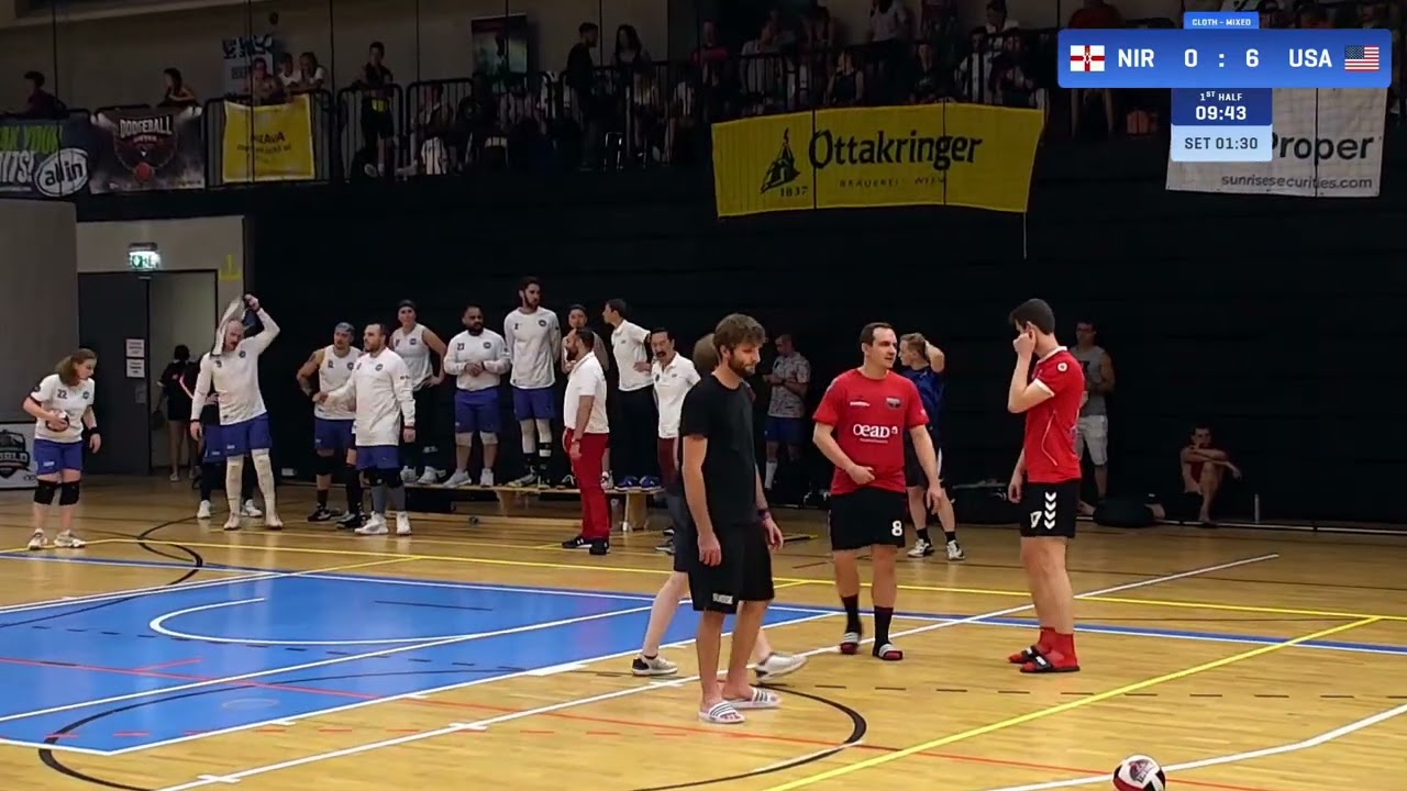 Northern Ireland vs United States / Bronze Medal - Cloth Mixed / Dodgeball World Championships 2024