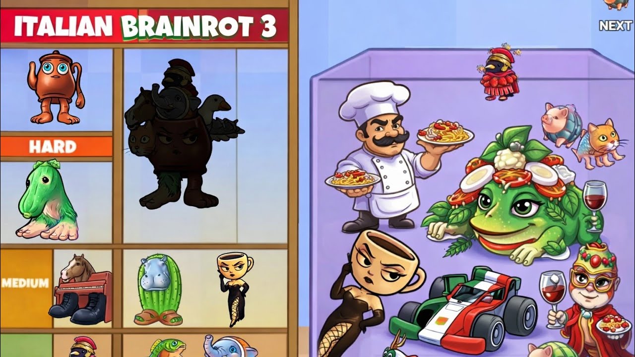 ITALIAN BRAINROT 3: THE CRAZIEST EVOLUTION! 😱🔥 (Merge Fellas 3D)