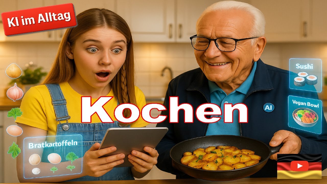 013 DE 11.10.2025 KI kocht - Opa will Bratkartoffeln – KI schlägt Sushi vor.