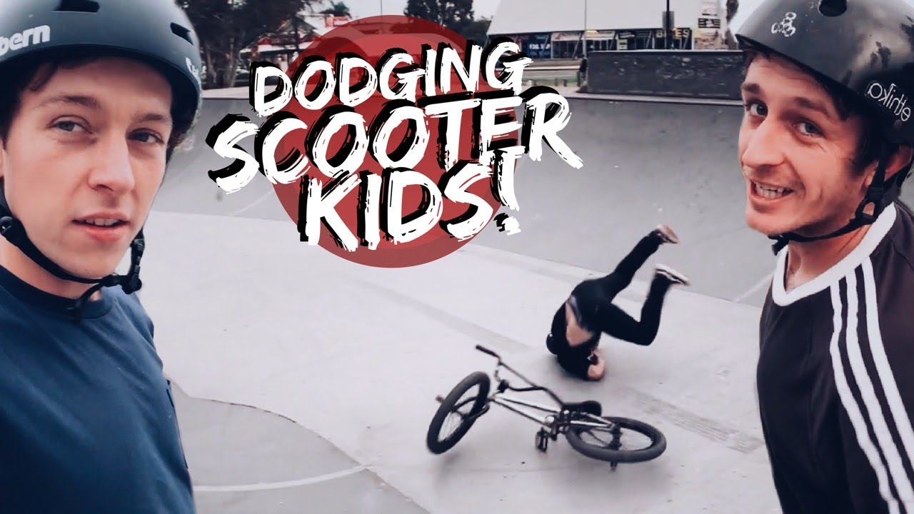 DODGING SCOOTER KIDS!
