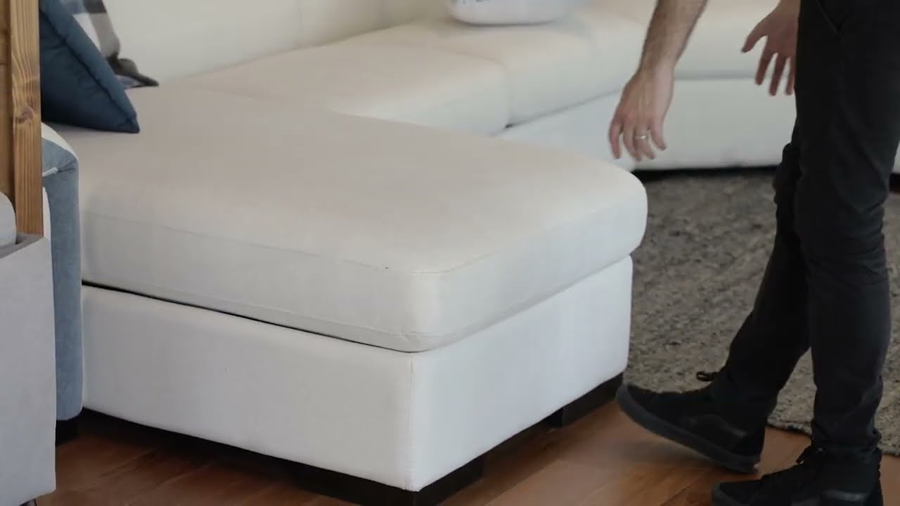 Contenitore divano con chaise longue