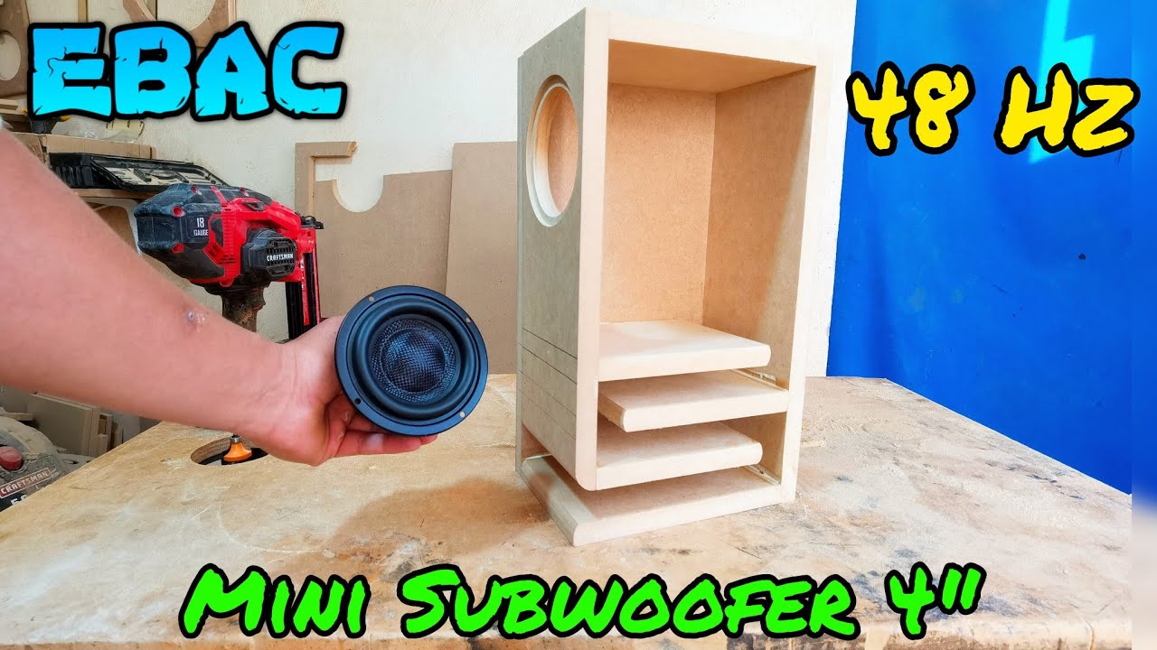 Proyecto Cajón porteado para el Nuevo Mini Subwoofer de 4