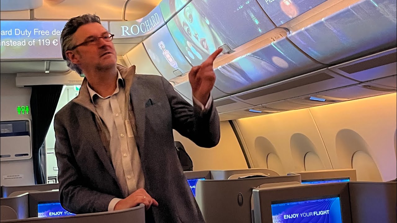 Inside the Airbus A350 &ldquo;Airspace Explorer&rdquo;-Testflugzeug: Flugzeugkabine der Zukunft - Besuch M&uuml;nchen