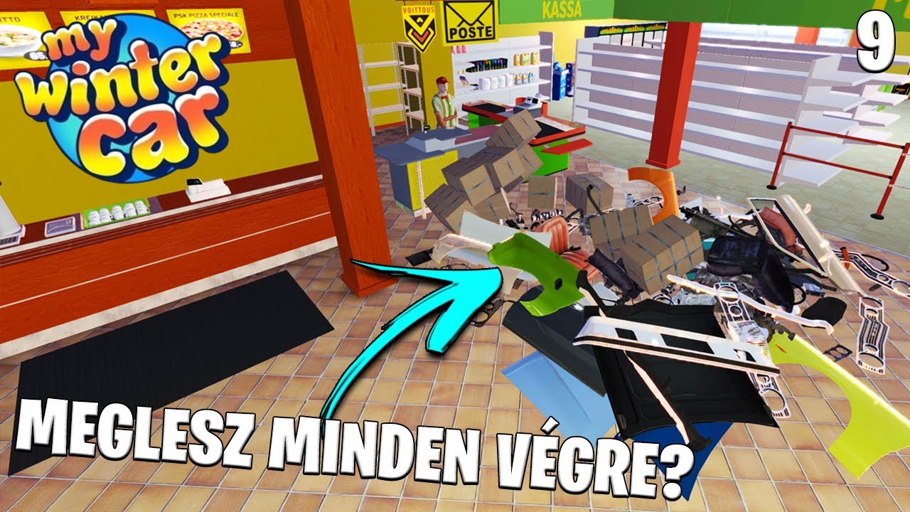 My Winter Car LIVE #8 - Végre gurulni fog? Meglesz minden alkatrész?