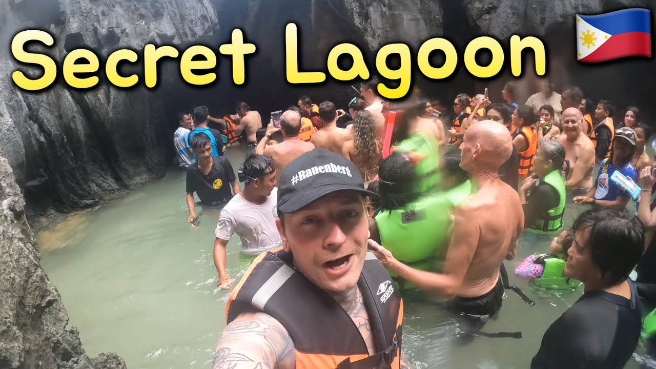 FIRST IMPRESSIONS EXPLORING THE SECRET LAGOON | In El Nido Philippines! 🇵🇭