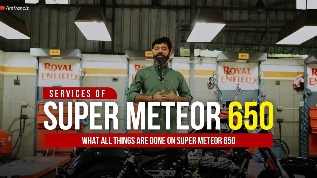 Services of Super Meteor 650 - What all things are done on Super Meteor 650 | Tags Bikez