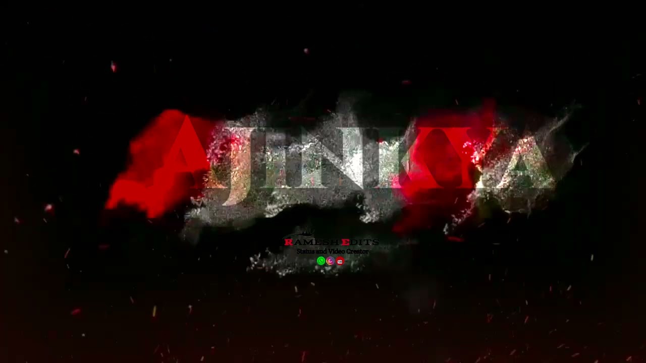 new Ajinkya name status video || Ramesh Edits || 