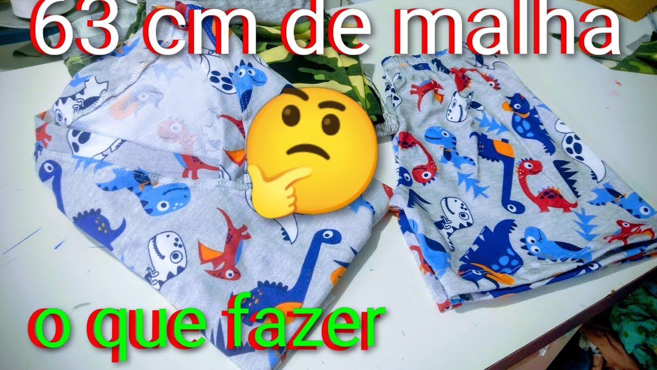 O que dá pra fazer com 63 cm de malha 