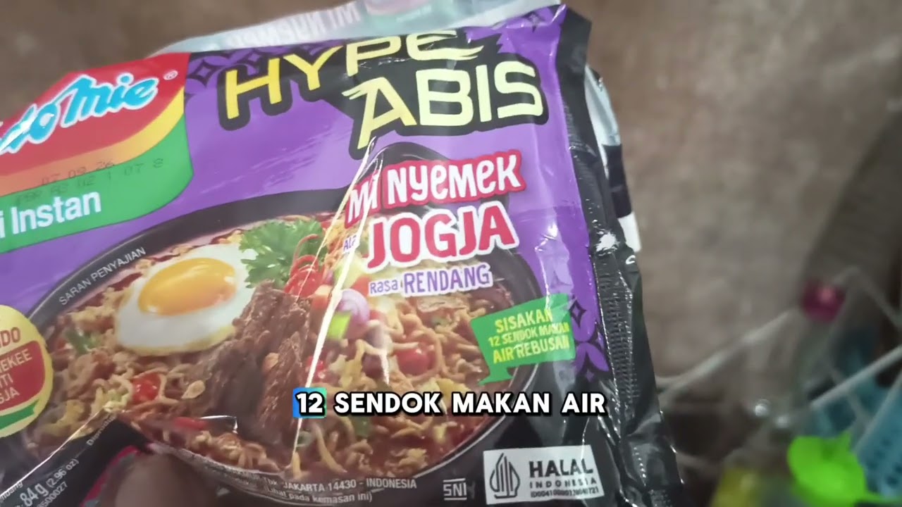 Cara membuat Indomie mie Nyemek ala Jogja #indomie #mienyemekalajogja #dagang #warungsembako 