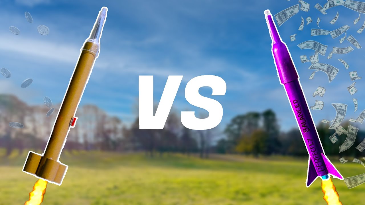$10 vs $100 Model Rocket