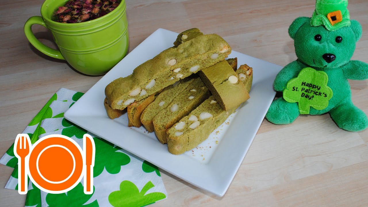 In the Kitchen - Macadamia Matcha Biscotti ◕ 夏威夷堅果抹茶脆餅/餅乾(手工自製)