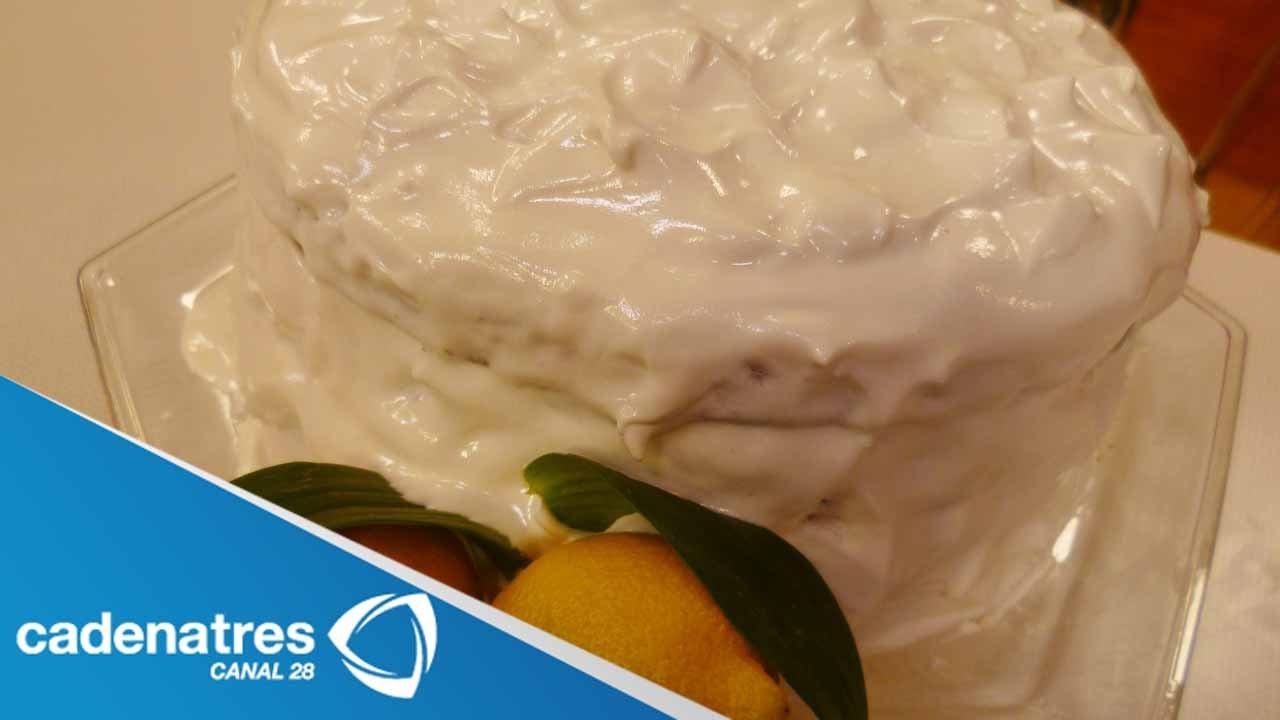 Receta para preparar pastel de limón con merengue. Receta de pastel / Postres mexicanos