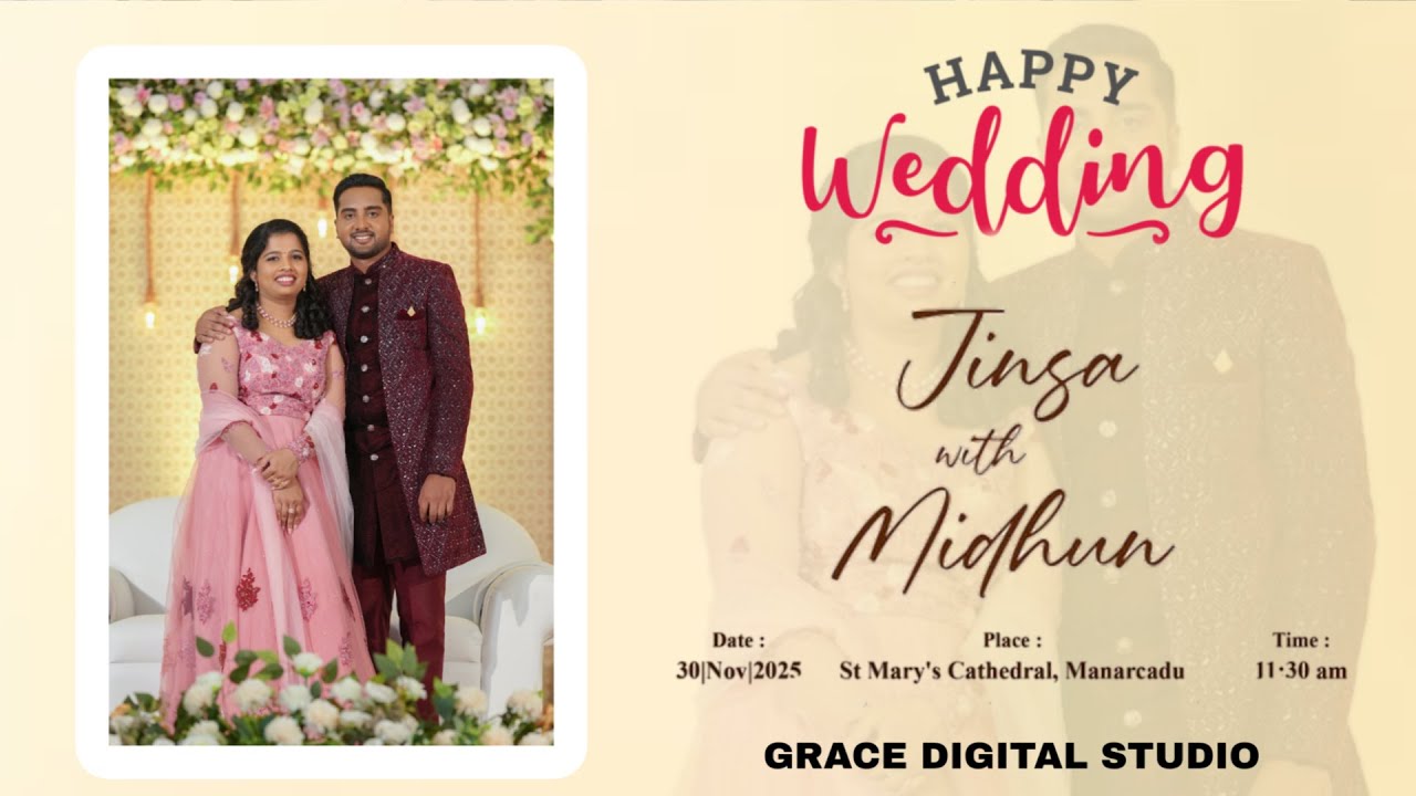 WEDDING CEREMONY OF MIDHUN & JINSA