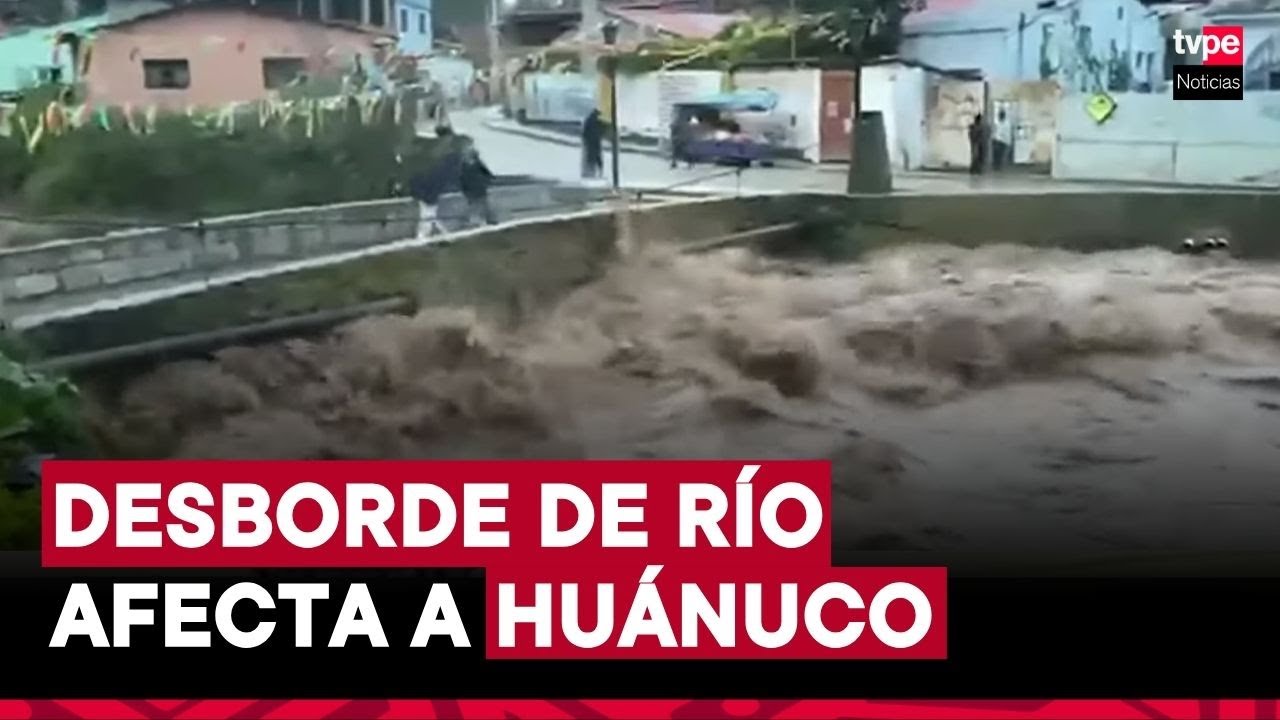 Huánuco en emergencia: desborde del río Huallaga afecta a 400 familias