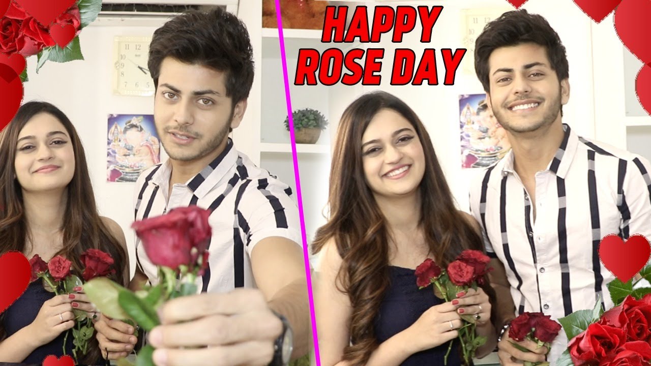 Valentine's Day 2021: Abhishek Nigam & Vaishnavi Rao Celebrates Rose Day In A Fun Way.