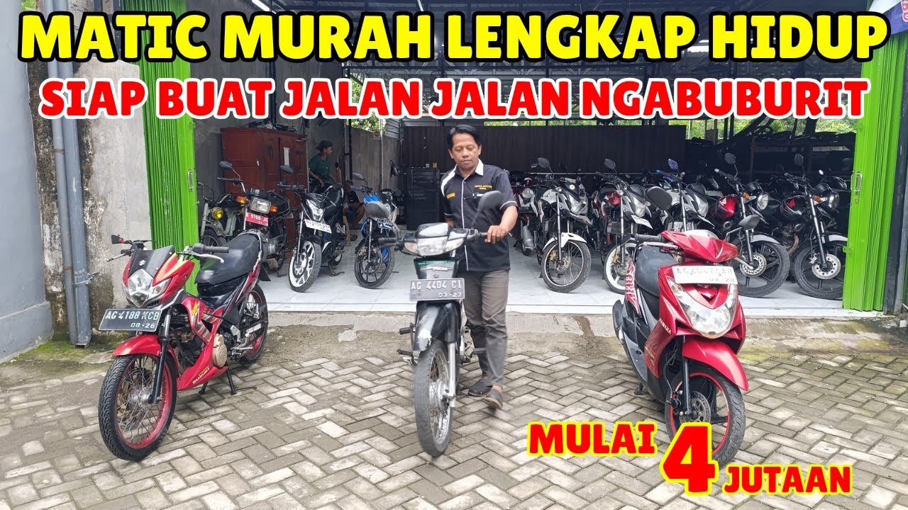 MATIC MURAH LENGKAP HIDUP CUMA 4 JUTAAN SUDAH SIAP BUAT NGABUBURIT